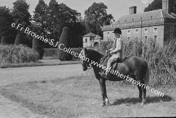 AT CASTLETOWN CHILDREN RIDING HON PATRICK CAREW